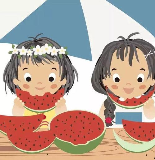 头像男吃瓜卡通