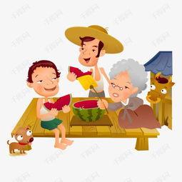 吃瓜娃娃卡通图片,萌趣卡通，揭秘瓜界奇闻轶事